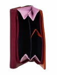 Obrazek Dámská peněženka BHPC Colorfull long combi - fuchsiová BH-2967-30 růžová
