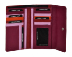 Obrazek Dámská peněženka BHPC Colorfull long combi - fuchsiová BH-2967-30 růžová