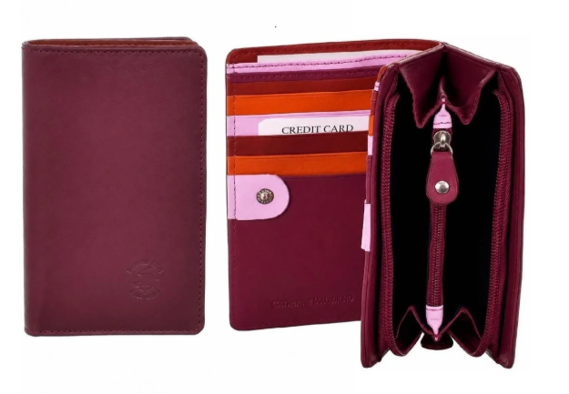Obrazek Dámská peněženka BHPC Colorfull combi - fuchsiová BH-2968-30 růžová
