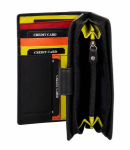 Obrazek Dámská peněženka BHPC Colorfull combi flap BH-2969-01 černá