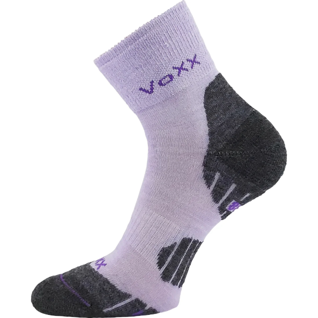 Obrazek VOXX Ponožky dětské zimní vlněné IRIZARIK II se stříbrem SVĚTLE FIALOVÁ