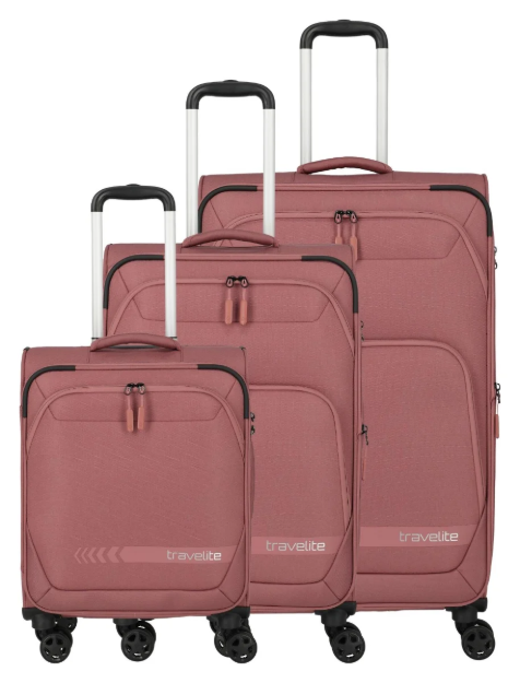 Obrazek Travelite Kick Off 4w S, M exp, L exp Rose S: 37 l / M: 69/73 l / L: 110/117 L