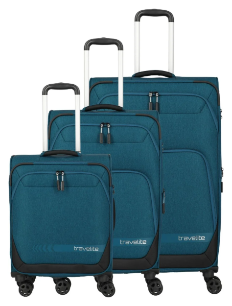 Obrazek Travelite Kick Off 4w S, M exp, L exp Petrol S: 37 l / M: 69/73 l / L: 110/117 L