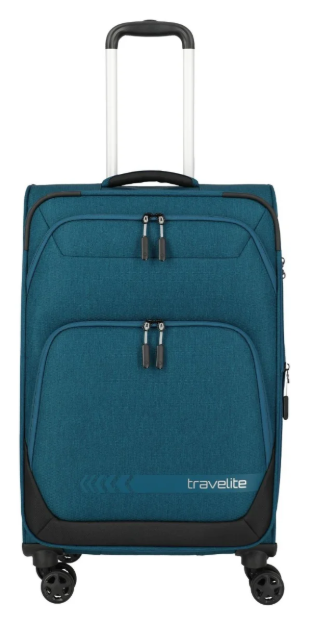 Obrazek Travelite Kick Off 4w M exp Petrol 69/73 L
