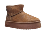 Obrazek Mustang 15M0202005 Damskie zimowe botki do kostki cognac