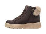 Obrazek Tom Tailor 3690160003 Damskie zimowe botki do kostki mokka