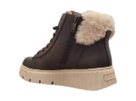 Obrazek Tom Tailor 3690160003 Damskie zimowe botki do kostki mokka