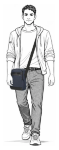 Obrazek Enrico Benetti Salford 62177 Navy 2 L