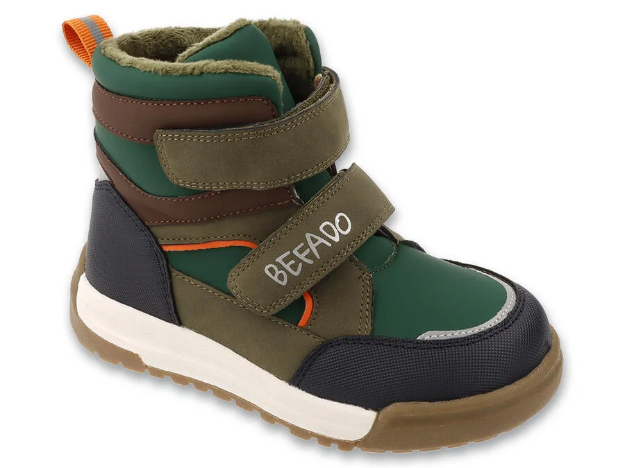 Obrazek BEFADO 169X056 buty śnieżne FROST zielono-brązowe