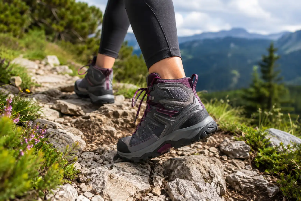 Damskie obuwie outdoorowe z membraną do trekkingu w terenie