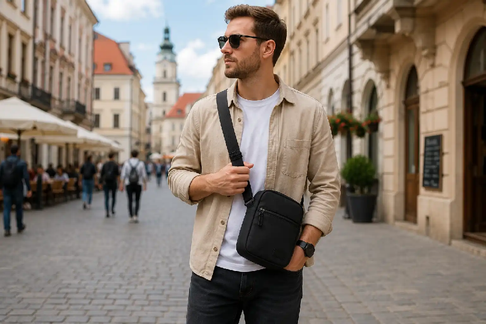 Torba crossbody na ramię do podróży i codziennego użytkowania